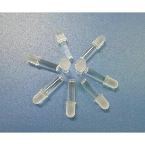 100PC Clear color 3.2MM-38.1MM LIGHT PIPE FOR 5MM Led Diode LED Tube Lampshade Replace PLG-D LED patch light guide