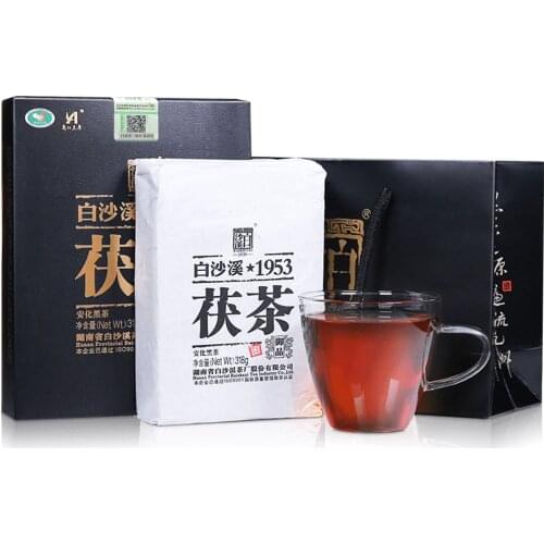 2019/2020 Baishaxi Dark Chinese Tea Compressed 318g Black Case Ancient Tree Health Anhua Royal Dark Chinese Tea