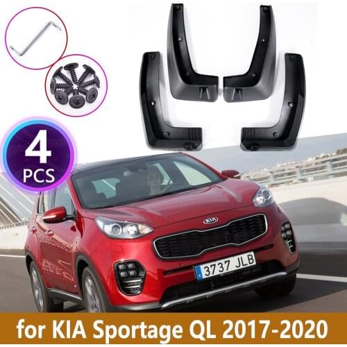 4 pcs Car Mud Flaps For Kia Sportage 2017 2018 2019 QL Mudflaps Splash Guards Mud Flap Mudguards Fender Front Rear Accessories