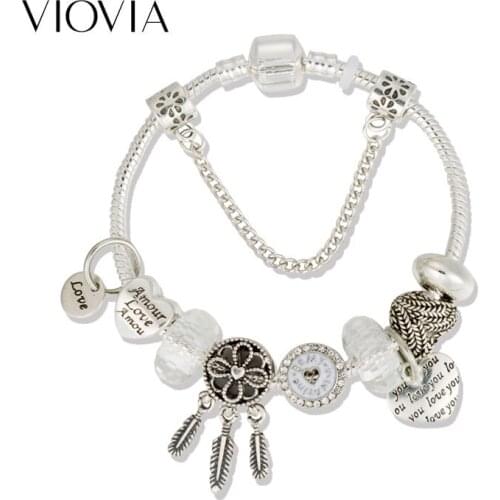 VIOVIA 2019 Accessories for Bracelet Beads With Dreamcather for Jewelry Making for Women Original Bracelet Women Jewelry B19059