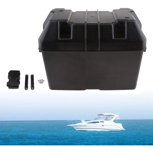 Car RV Boat Marine Smart Battery Box USB Car Charger Power Guard with Strap for Car Truck Boat Trailer RV Power Guard