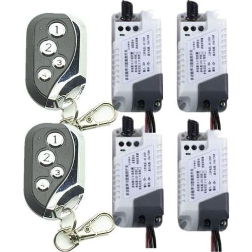 AC 220V 10A RF Wireless Remote Control Relay Switch Security System tubular for the motor garage door shutters/ lamp