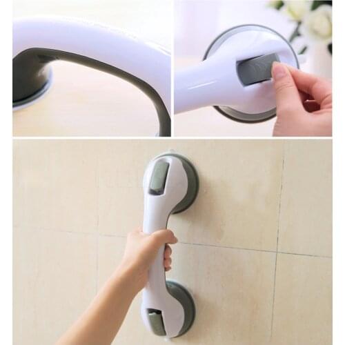 Safer Helping Handle with Strong Sucker Handrail Handle Bathroom Shower Tub Room Super Grip Safety Grab Bar Handle 1pcs