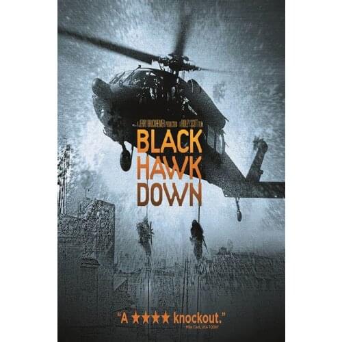 More style Choose BLACK HAWK DOWN - MOVIE Art print Silk poster Home Wall Decor