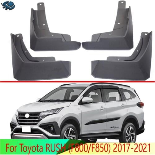 For Toyota RUSH (F800/F850) 2017-2021 Mud Flaps Splash Guards Fender Mudguard Kit Mud Flap Splash Guards Mudguard Car styling