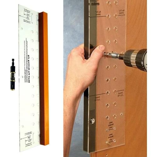 Shelf Pin Bit Drilling Jig Projects Furniture Hinge Mounting Mini Cabinet Door Home Tool Reaming Self-Centering Multifunctional