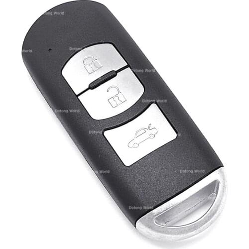 Datong World Replace Car Key Case Shell For Mazda 3 5 6 CX5 CX7 CX-5 Atenza Clip Smart Auto Car Key Card Cover 2/3 Button Blank