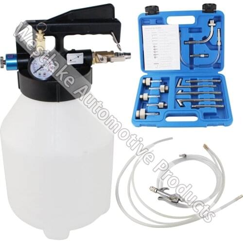 6L Pneumatic Air ATF Auto Transmission Fluid Extractor Dispenser Refill Pump Tool Kit With 13pcs Adaptor For Benz VW AUDI FORD
