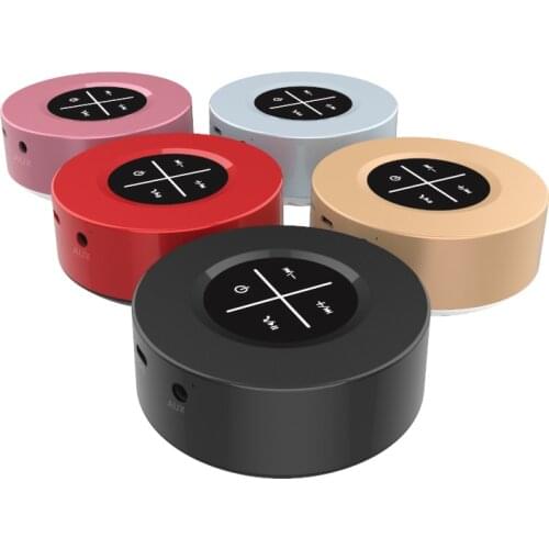 Built-in HD Microphone Y8 Portable Wireless Bluetooth Speakers Metal Small Outdoor Speaker Subwoofer Support TF Card Aux Input