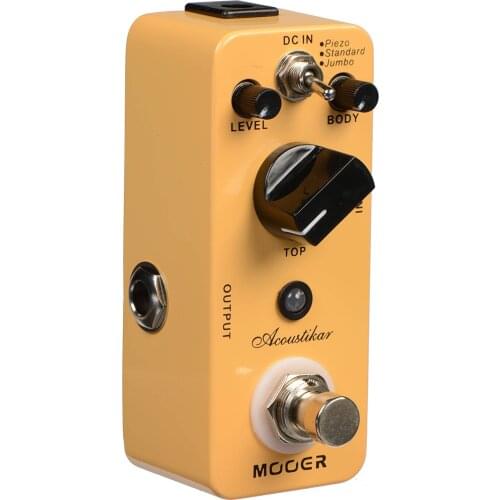 Mooer Mac1 Acoustic Guitar Effector for Electric Guitar Pedal Acoustikar Guitar Simulation Effect Pedal Piezo Standard Jumbo