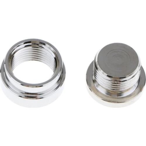 M18X1.5 O2 Oxygen Sensor Step Style Bung Port Nut Fitting w/ Plug Universal