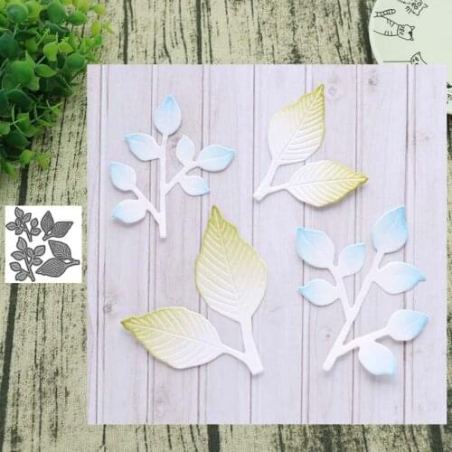 Metal Cutting Dies 4 kinds of leaves Scrapbooking Stencil Craft Cut Die For DIY Card Crafts Handmade
