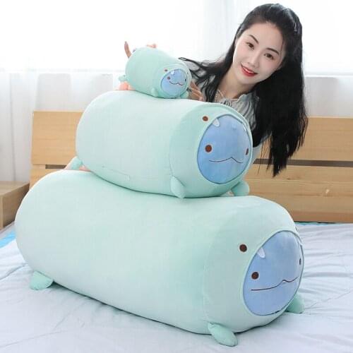 Cute Dinosaur Soft Pillow Stuffed Animal Plush Toys Soft Plush Pillow Cushion Doll for Girl Children Christmas Gift Doll