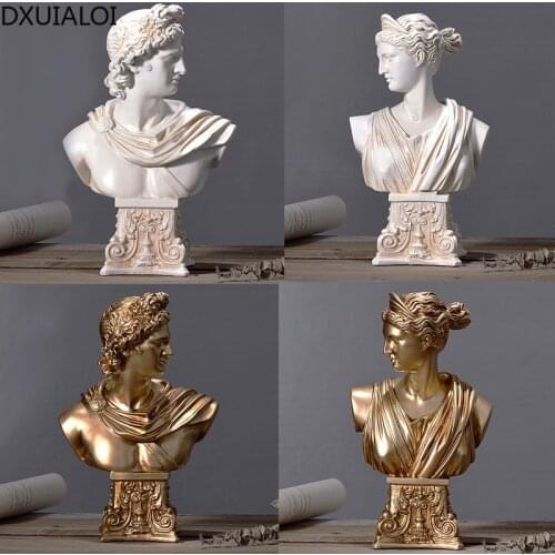 Nordic resin figure sculpture decoration retro goddess sculpture decoration sculpture crafts sketch studio model home decoration