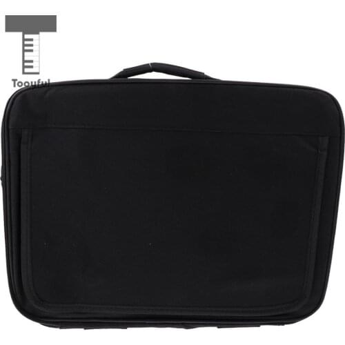 Tooyful Waterproof Canvas Piano Keyboard Repair Tuning Tool Bag Organiser Tool box Black