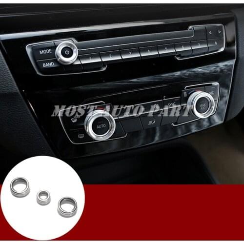 Interior Center Console Air Condition Knob Trim Cover For BMW X1 F48 2016-2019 Car accesories interior Car decoration