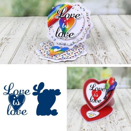 Confession of Love Cutting Dies and Stamps Scrapbook Diary Decoration Stencil Embossing Template DIY Greeting Card Make Albums