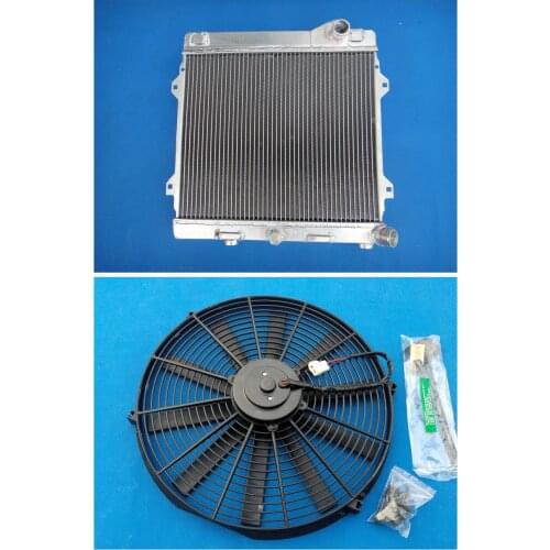High Quality 3 Row 56 MM Aluminum Radiator + Fan For BMW E30 M3/320is 1985-1993 1986 1987 1988 1989 1990 1991 1992