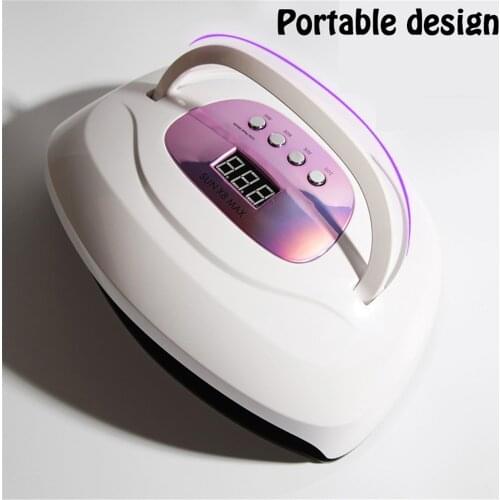 X8 MAX Two Hand Led Lamp Nail 220W UV Lamp Nail Dryer 57 Nail Lamp Fast Dual Light Source Gel Lamp Manicure Sun Uv Led Nail Lamp