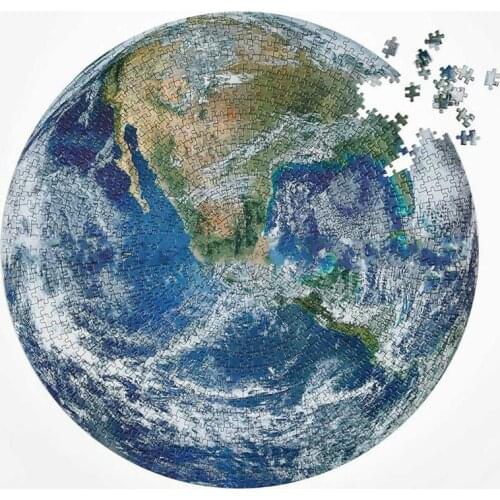 1000PCS Moon Twelve Constellation Children Puzzle Toy Adult Decompression Toy Gift Europe Australia Earth Puzzle