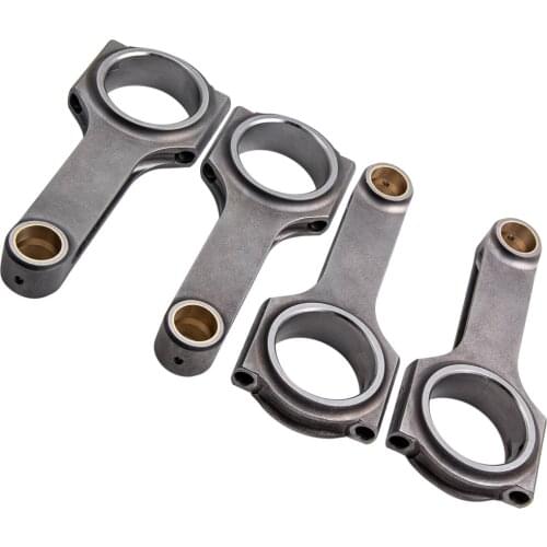 4340 Forged Steel Connecting rods for VW 1.9L TDI PD90 PD100 PD115 144mm 800HP Bielle Shot Peen Crankshaft Balanced Floating
