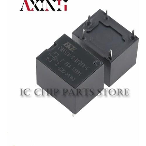 5pcs/lot HKE Auto relay CMA51H-S-DC24V-C 5PIN 5V T74/20A 100% new original relay in stock