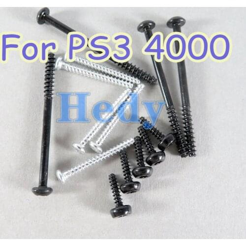 50sets For PS3 4000 model Console Screw Set Replacement For PS3 Super Slim Housing Shell Screws