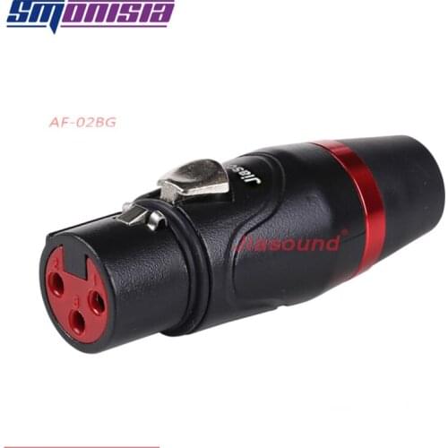 Smonisia 50pcs XLR Connector Audio Microphone Male Female Speaker Jack 3Pins Balance Plug