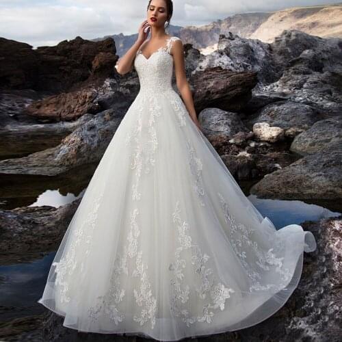 ADLN V-neck Wedding Dresses