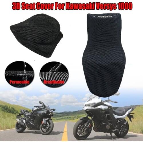 For Kawasaki Versys1000 ABS Rear Seat Cowl Cover Waterproof Insulation Net 3D Mesh Protector Motorcycle Accessories Versys 1000