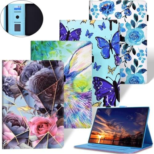 Cover For Samsung GalaxyTab A7 2020 T500 10.4 Case SM-T500 T505 T507 Tablet Case Custer Fold Stand Bracket Flip PU Leather Cover
