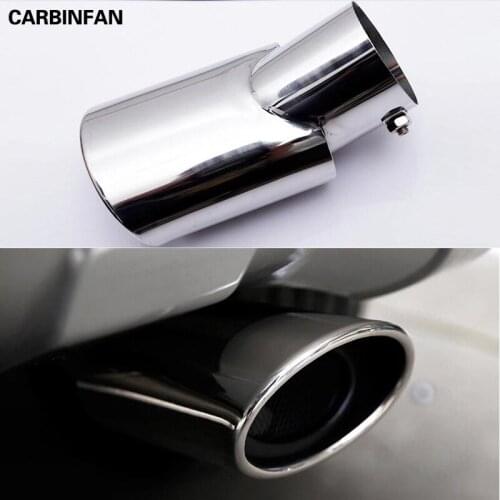 Stainless Steel Rear Exhaust Muffler Pipe End Tip Trim for 09 10 11 12 Toyota Highlander 2009 2010 2011 2012