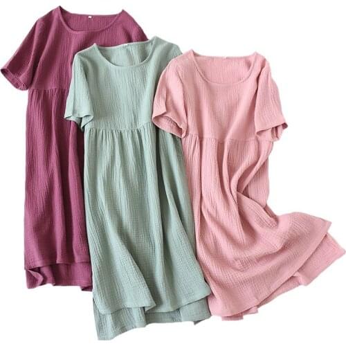 HLCJC Solid Summer Dresses