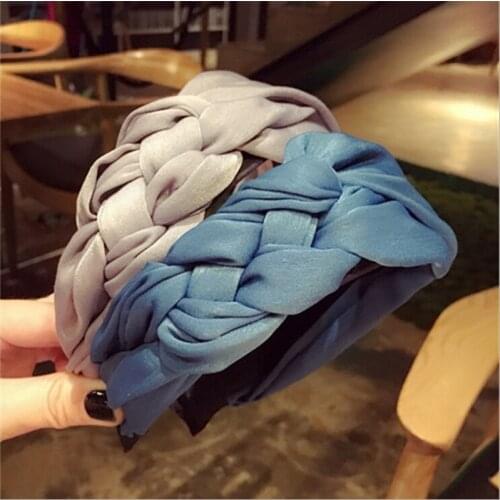 Korean Boutique Hairband Knotted Headband Women Girls Hair Head Hoop Bands Accessories For Girls Hair Scrunchy Hairbands U879