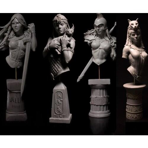 1/10 Scale Unpainted Resin Bust Building Kit