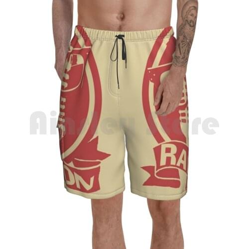 Beach Shorts Men Beach Pants Swimwear Music Buddy Holly Eyeglasses Glasses Microphone Vintage Microphone Vintage