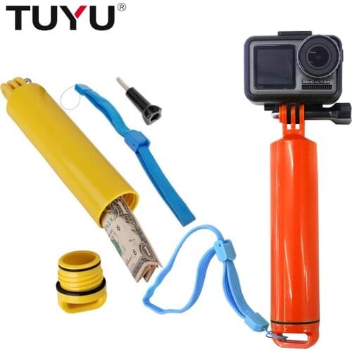 Float Hand Grip Buoyancy Rod Pole Stick Monopod Tripod for Gopro Go Pro Hero 9 8 7 6 5 4 insta 360 DJI OSMO Action Camera
