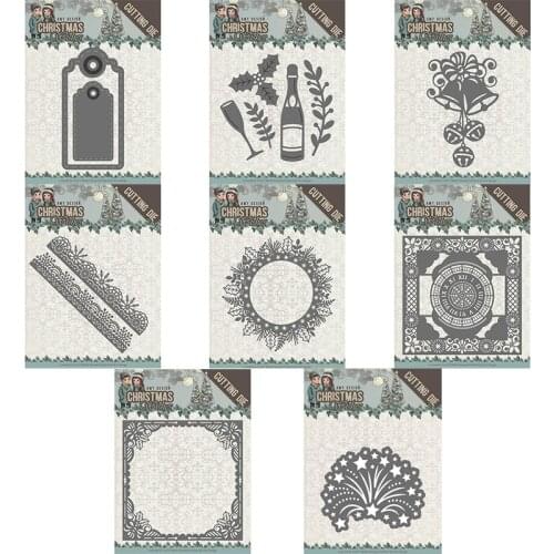 Mmao Crafts Metal Steel Cutting Dies New Christmas series decoration Scrapbooking Paper/photo Cards Embossing Dies