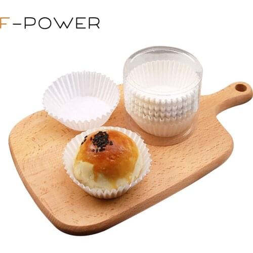 Standard White Cupcake Liners Greaseproof Paper Muffin Baking Cups 100-Count