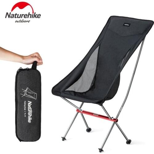 Naturehike Ultralight Aluminum Alloy Folding Chair Moon Chair Camping Beach Chair