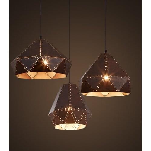 Vintage pendant lights loft lamp avize nordic hanglamp restaurant kitchen light suspension luminaire home industrial lighting