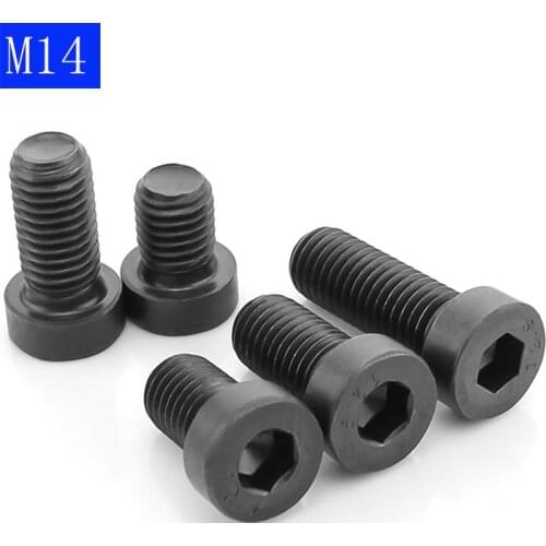 M14 x 2mm Low Head Allen Bolt Hex Socket Cap Screws 12.9 Alloy Steel Black Oxide DIN 7984