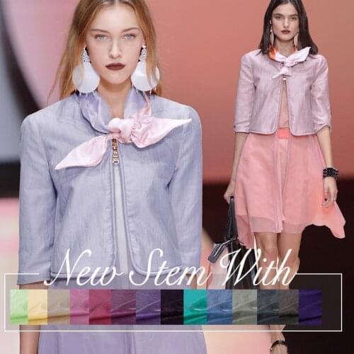 140CM Wide 360G/M Weight Solid Color Bling Cotton Fabric for Spring and Summer Dress Shirt Clothes E302