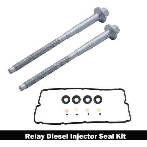 1795871 6C1Q-9t558-AA 1378432 Rocker Cover Gasket+injector Seals+clamps Bolts Set For Ford Peugeot Citroen Transit Mk7 2.2 2.4