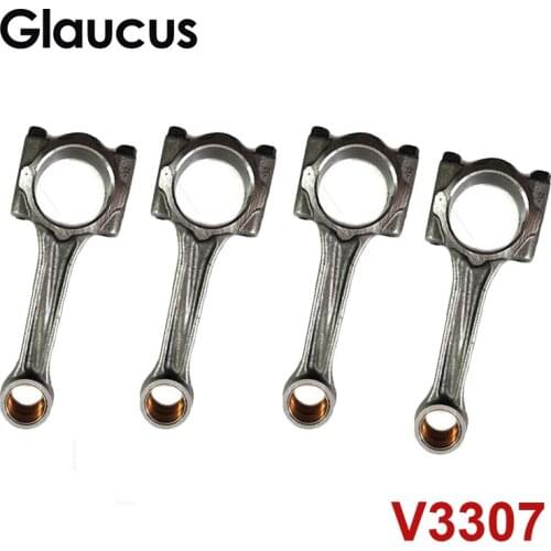 4pcs engine connecting rod conrod con rod for Kubota V3307 V3307T