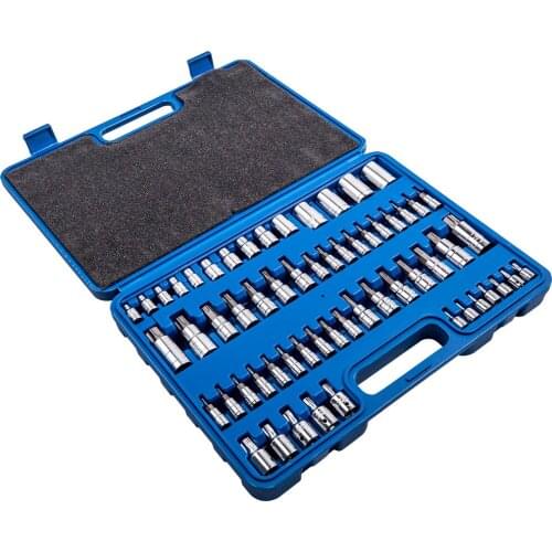 60 pcs for Master Torx Socket Tamper Proof Security Bits Plus External Star Tool Set