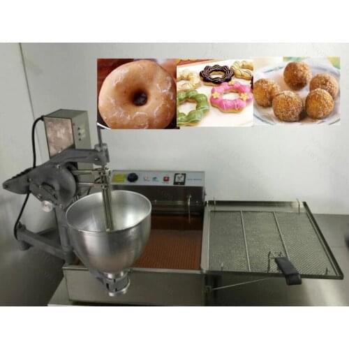 CE Automatic Dropping Electric ring donut machin;ball donut maker machine,hand operate flower Doughnut Maker with 3 mold