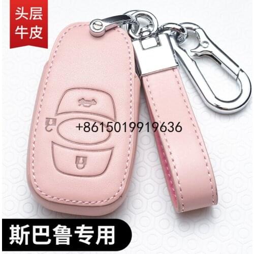 Key case For Subaru Legacy Forester outback xv brz 2019 Smart Key Keyless Remote Entry Fob Case Key Chain