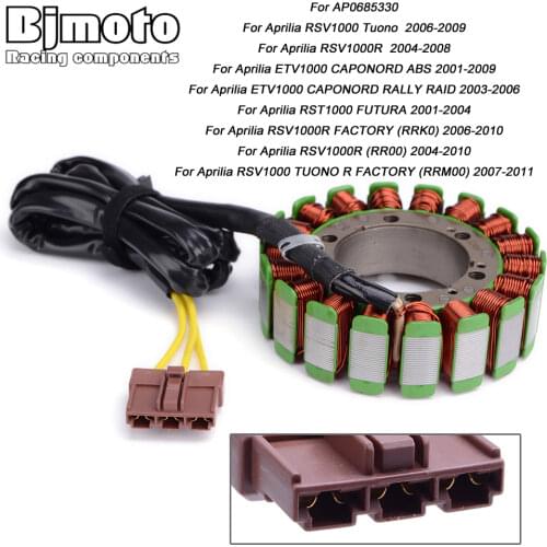 Motorcycle Generator Stator Coil For Aprilia RST1000 FUTURA RSV1000R FACTORY RRK0 RSV1000R RR00 RSV1000 TUONO R FACTORY RRM00