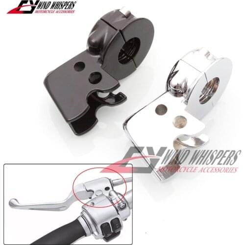 Motorcycle Clutch Lever Mount Bracket Perch For Harley Glide Softail Dyna Sportster 883 Chrome Black